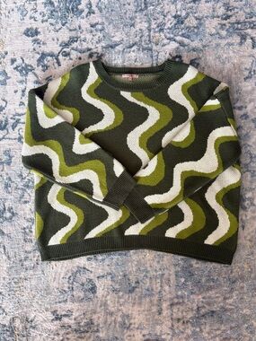 Cute green knit sweater